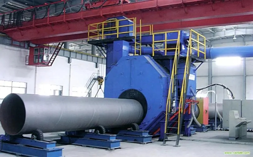 盘锦自动环保钢管内壁喷砂机