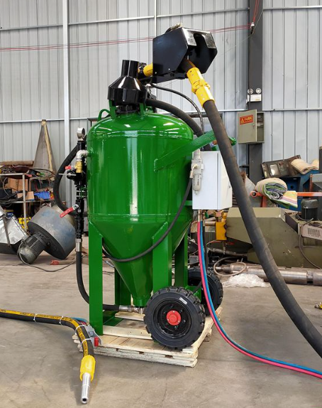 盘锦移动式喷砂机 户外施工效率翻倍