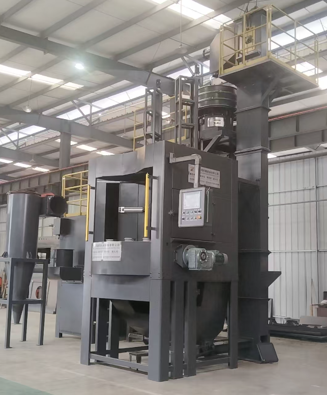 盘锦转盘式喷砂机 提升圆形工件处理效率