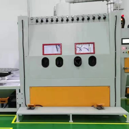 盘锦高效生产，从箱体手动喷砂机开始，提升零部件质量